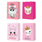 Пакет подарочный бумажный 31*40*12см Кошечка 57734