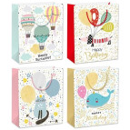 Пакет подарочный бумажный 31*40*12см День Рождения 57770