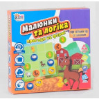Развивающая игра 4FUN Game Club Рисунки и логика, Приключения на ферме (укр) UKB-B 0031