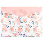 Папка А5 Axent с кнопкой Peachy Mood 1496-25-A