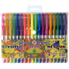 Ручки гелевые Умка набор 18шт Glitter + Neon + Metallic ГР53