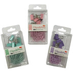 Канцелярский набор Оопт биндеры 19мм 6шт и скрепки 40шт, пастель, цвет в ассортименте 2064