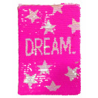 Блокнот А5 80л. ООПТ с пайетками Dream, в клетку, цвет ассорти №5135