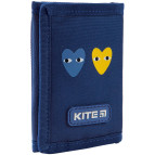 Кошелёк Kite мод 598 текстильный K23-598-1 Ukrainian emoji