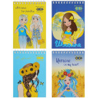 Блокнот А6 40л ZiBi Kidis Line Patriot Pretty Girls в клетку ZB.12133