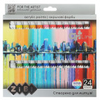 Краски акриловые ZiBi набор 24цв. по 12мл ZB.6664