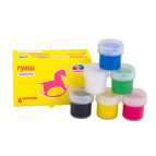 Гуашь ГАММА_UA набор 6 цв. по 10 мл Малята 100201