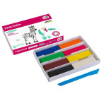 Пластилин 8 цв. ГАММА_UA Захоплення 128г со стеком 200310