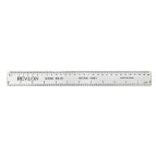 Линейка 30см пластик Revlon прозрачная School Ruler L-33