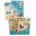 Закладки для книг Лидер Скрепка с украшением 3шт Напитки в ассортименте 31121