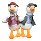 Игрушка мягкая ЛИДЕР Гусак в одежде h-28см 40990