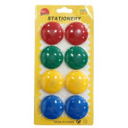 Магниты Д4см 8шт ZRH цветные 4008