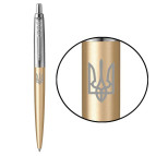 Ручка шариковая Parker  13432_T001b Jotter 17 XL Matt Gold CT Тризуб