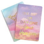 Блокнот А5 80л. ЛИДЕР Надписи с резинкой 1814-13/А5-107