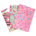 Блокнот А5 80л. ЛИДЕР Вкусняшки с резинкой 1814-11/707-18