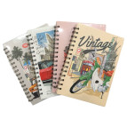 Тетрадь на спирали А5 80л. ТВП обложка Лидер Ретро 1813-15 в клетку