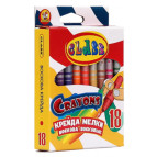 Мел восковой 18цв. Class 7604