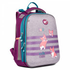 Рюкзак (ранец) школьный каркасный 1Вересня Yes 559020 H-12 Corgi 38*30*15см