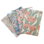 Блокнот А5 96л. ЛИДЕР Цветы с резинкой влинию А5-8102