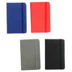 Блокнот А6 80л ЛИДЕР 5802-6 кожзам на резинках Классик