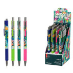 Ручка шариковая Vinson Флора 205 автоматическая, пишет синим, корпус ассорти