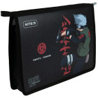 Папка А4+ Kite на молнии Naruto NR23-428