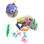 Масса для лепки в ведерке PlayDough 18 цв., с формочками 8702 Совята