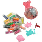 Масса для лепки в ведерке PlayDough 24 цв., с формочками 564 Кит