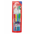 Набор кистей 4шт. Barogue синтетика с резиновым держателем 181600