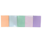Блокнот А5 80л. ЛИДЕР кожзам 1872-5-Н, ассорти Пастель