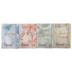 Блокнот А5 96л. ЛИДЕР Flower Надписи с резинкой в линию 8991-А5