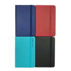 Блокнот А6 80л ЛИДЕР 5802-2 кожзам на резинках Notes