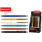 Ручка шариковая PIANO PS-005 пишет синим, с кнопкой