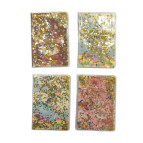 Блокнот А6 60л. обложка с жидкостью и паетками, в ассортименте