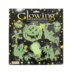 Хеллоуин Набор декоративных элементов Halloween Fluorescent, светятся в темноте №663/23-117 Тыква