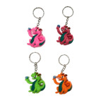 Брелок резиновый Дракон 4см, ассорти №DD-27