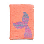 Блокнот А5 80л. ООПТ с пайетками Русалка, в клетку, цвет ассорти №5134