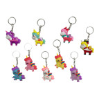 Брелок резиновый Единорог 5,5см, ассорти №46