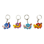 Брелок резиновый Дракон 4,5см, ассорти №BR57