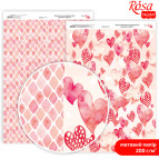 Бумага для дизайна Rosa Talent А4 200г/м матовая двухсторонняя Love Mood-5 5318085