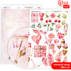 Бумага для дизайна Rosa Talent А4 200г/м матовая двухсторонняя Love Mood-7 5318087