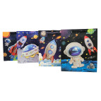 Пакет подарочный бумажный 30*41,5*12см ООПТ Космос 2856-L