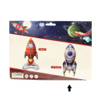 Шарик воздушный фольга Ракета 127*50см YY-F0975