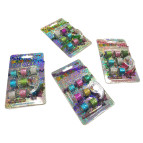 Скотч декоративный Decor набор 7шт 1,2см*1,5м блестящий, ассорти с диспенсором 1010-А