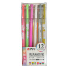 Ручка гелевая Aodemei набор 12шт High-light GP-2949-12