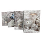 Пакет подарочный бумажный 31*40*12см Новогодний 950-L