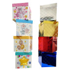 Коробка подарочная квадрат 30*30*30см Микс, сборная ассорти 303030