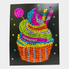 Набор для творчества Апельсин Мозаика из паеток НТ-28-04 Пироженое