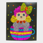 Набор для творчества Апельсин Мозаика из паеток НТ-28-05 Собачка