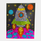 Набор для творчества Апельсин Мозаика из паеток НТ-28-06 Ракета